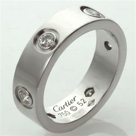 cartier love ring thick|cartier love ring 6 diamonds.